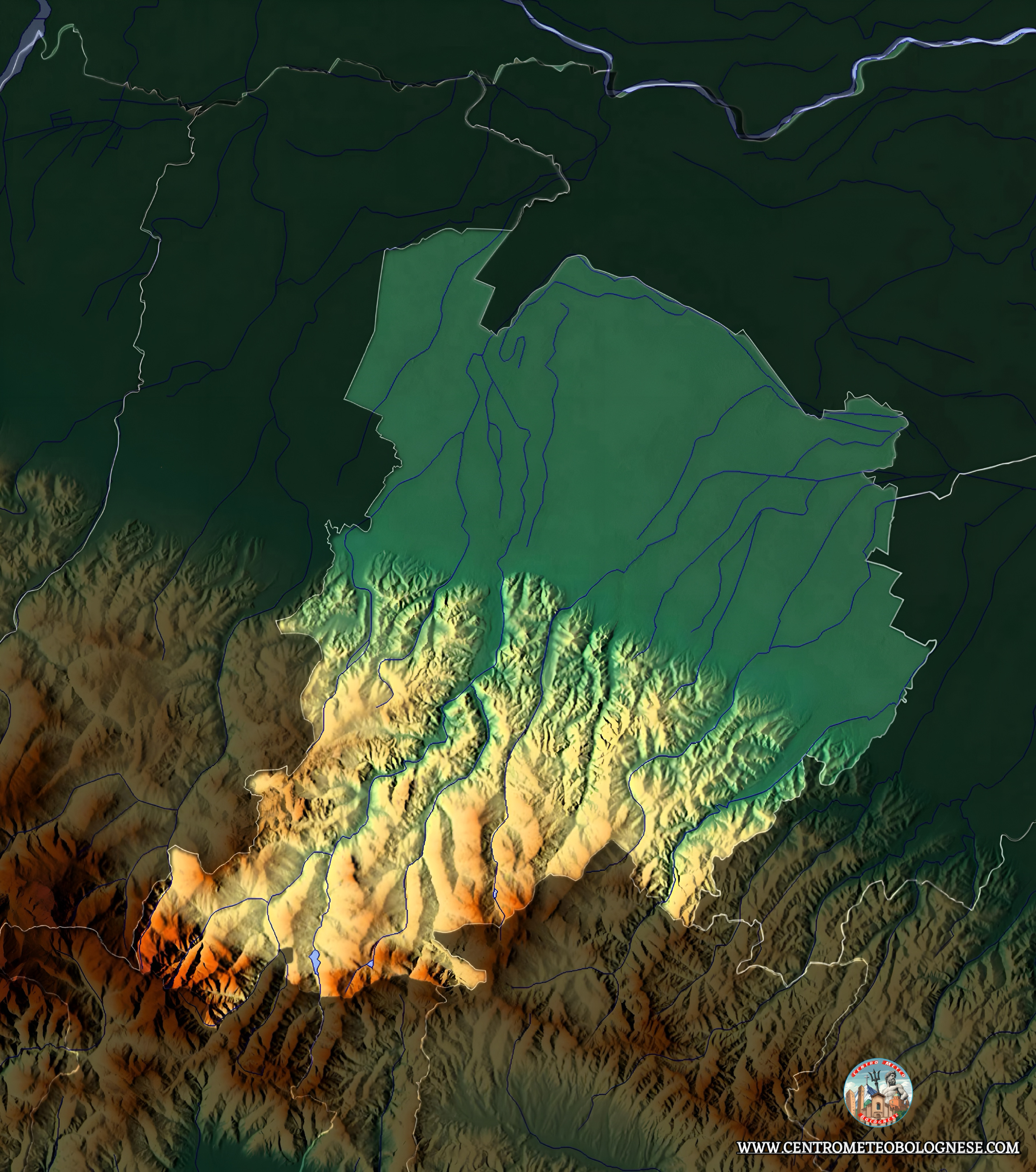Mappa Città Metropolitana di Bologna