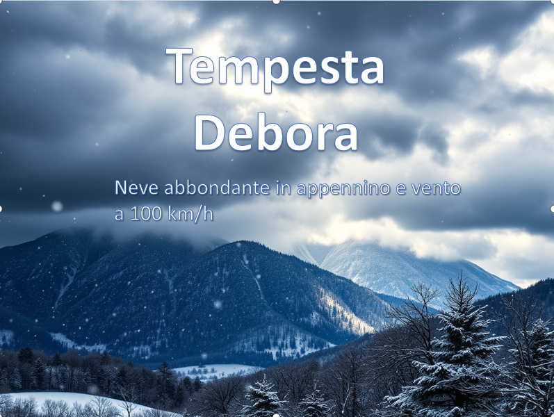 Tempesta Debora 25-26 Marzo, le previsioni per il bolognese